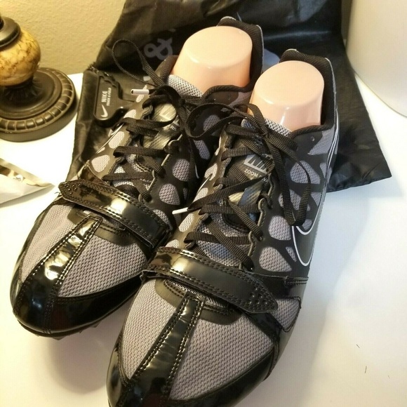 Nike Zoom Black Racing Shoes With Spikes Tool Bag - Picture 2 of 8